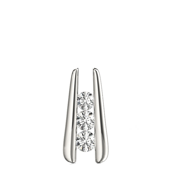 Three-Stone Diamond Pendant · 1.00 ct tw