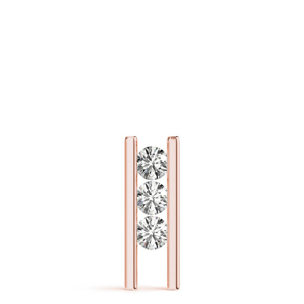 Three-Stone Diamond Pendant · 0.24 ct tw
