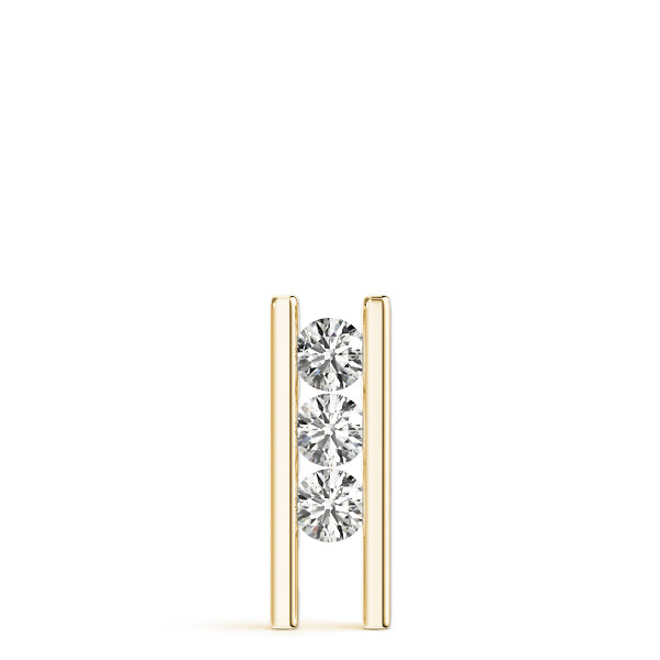 Three-Stone Diamond Pendant · 0.24 ct tw