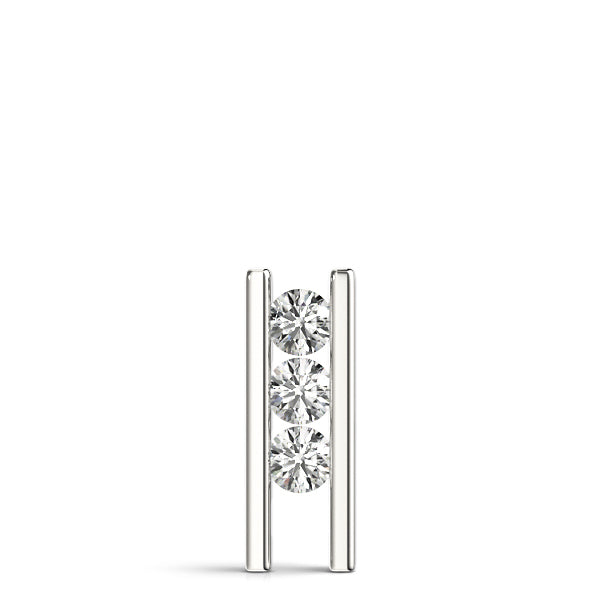 Three-Stone Diamond Pendant · 0.48 ct tw