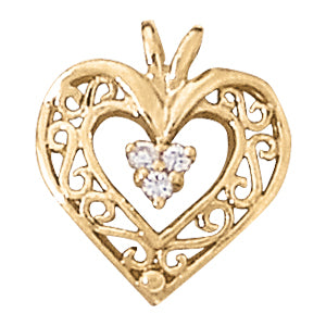 Heart Diamond Pendant · 0.04 ct tw