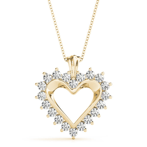 Heart Diamond Pendant · 1.04 ct tw
