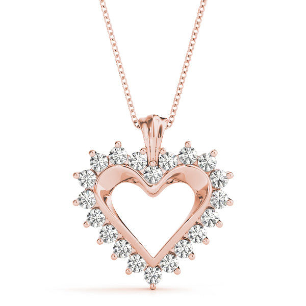 Heart Diamond Pendant · 1.04 ct tw
