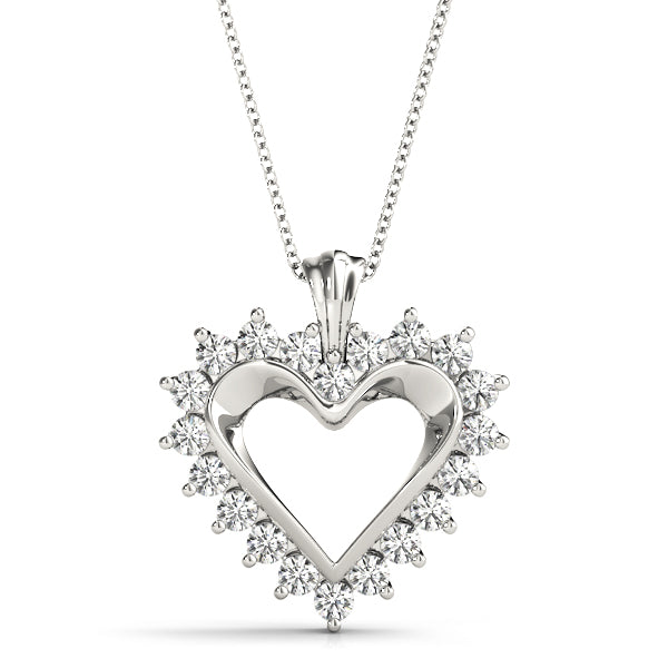 Heart Diamond Pendant · 1.04 ct tw