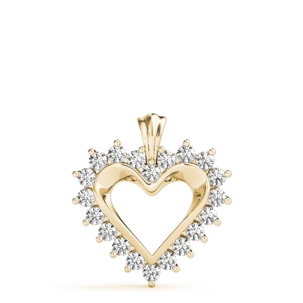 Heart Diamond Pendant · 0.50 ct tw