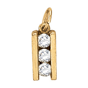 Three-Stone Diamond Pendant · 0.24 ct tw