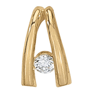 Diamond Solitaire Pendant · 0.25 ct tw