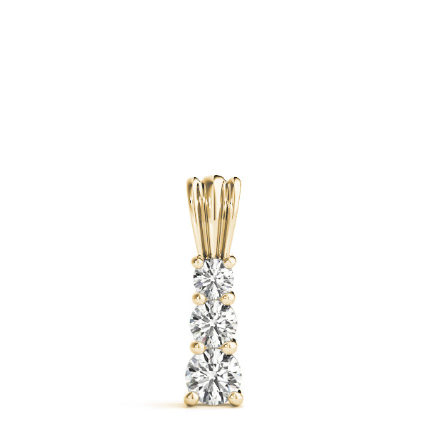 Three-Stone Diamond Pendant · 1.00 ct tw