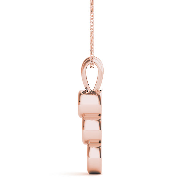 Three-Stone Diamond Pendant · 0.25 ct tw