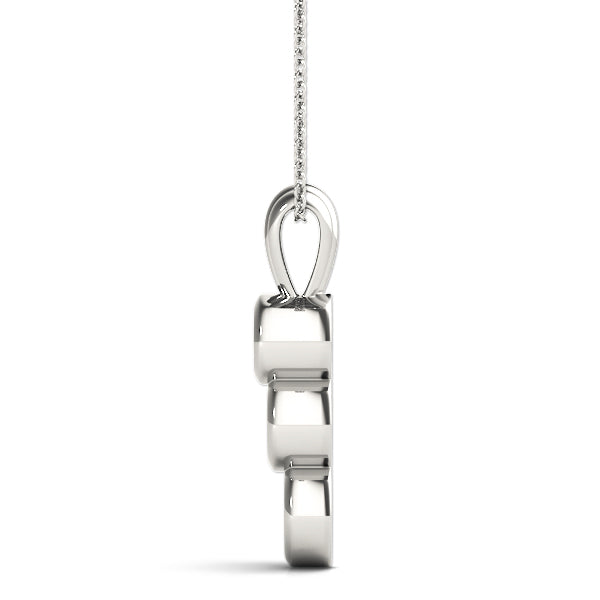 Three-Stone Diamond Pendant · 0.50 ct tw
