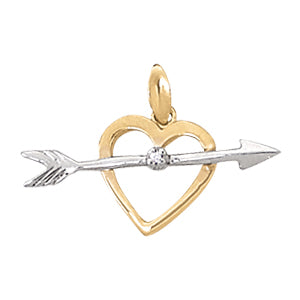 Heart Diamond Pendant · 0.01 ct tw