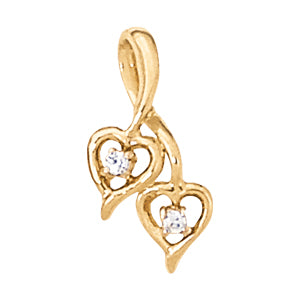 Heart Diamond Pendant · 0.06 ct tw