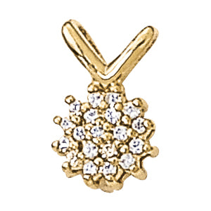 Cluster Diamond Pendant · 0.19 ct tw