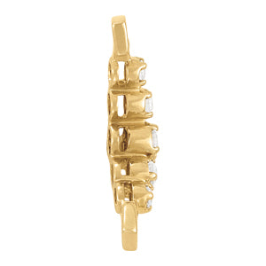 Neck Centers & Slides Diamond Pendant · 1.00 ct tw