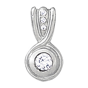 Round Diamond Solitaire Pendant · 0.27 ct tw