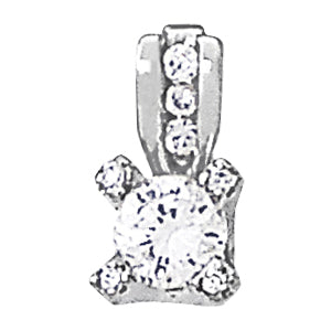 Round Diamond Solitaire Pendant · 0.71 ct tw