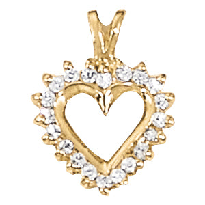 Heart Diamond Pendant · 0.20 ct tw