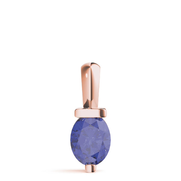 Oval Gemstone Pendant