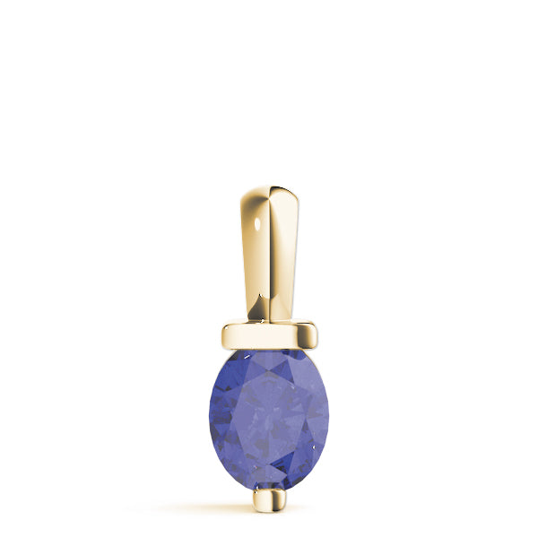 Oval Gemstone Pendant