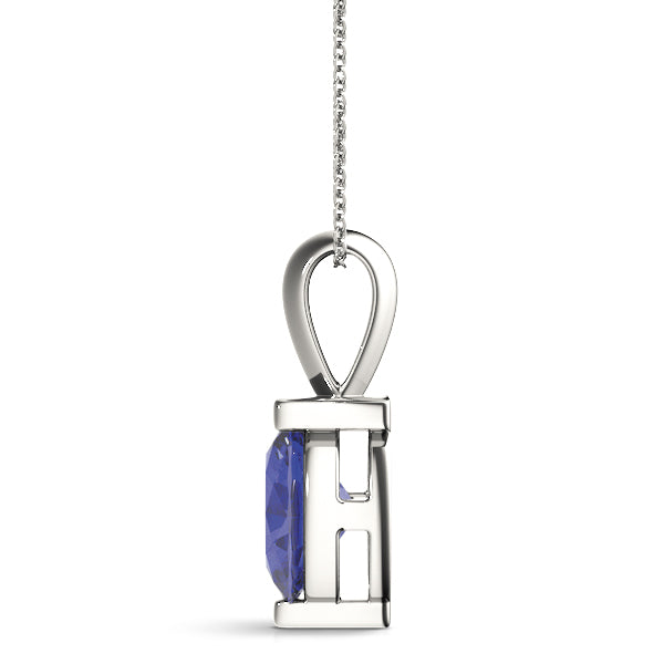 Oval Gemstone Pendant