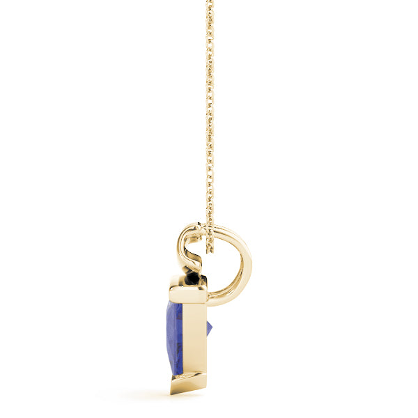 Trillion Gemstone Pendant