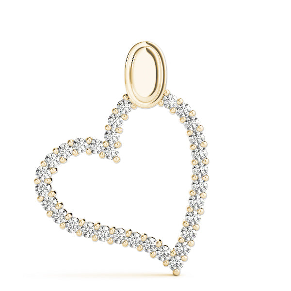 Heart Diamond Pendant · 1.08 ct tw