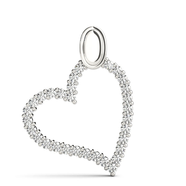 Heart Diamond Pendant · 0.54 ct tw