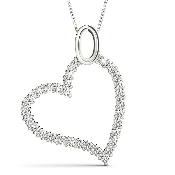 Heart Diamond Pendant · 0.54 ct tw