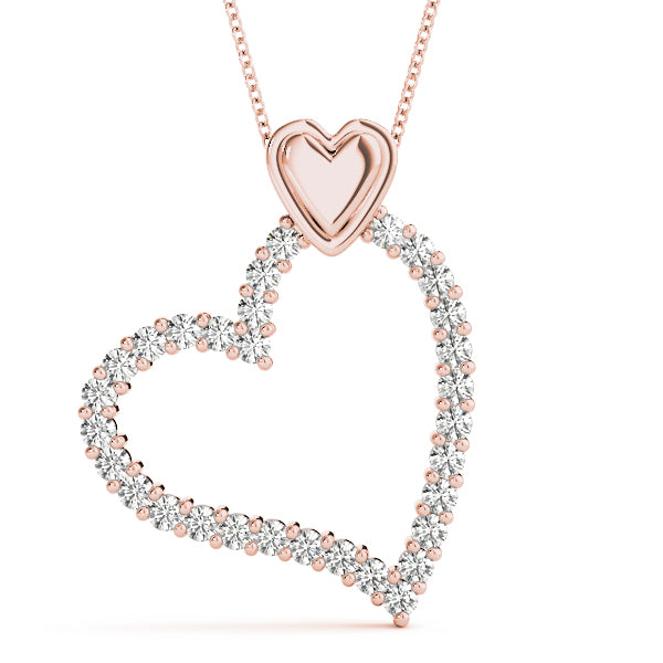 Heart Diamond Pendant · 0.47 ct tw