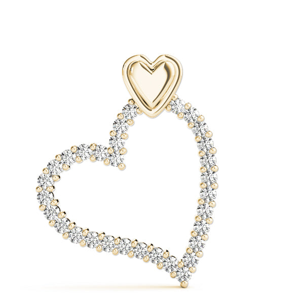 Heart Diamond Pendant · 0.94 ct tw