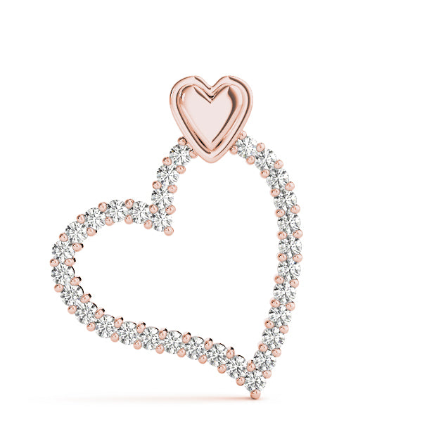 Heart Diamond Pendant · 0.47 ct tw