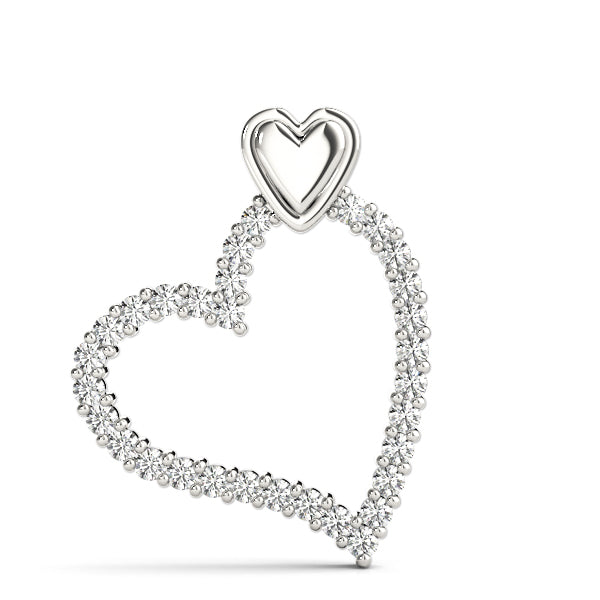 Heart Diamond Pendant · 0.94 ct tw
