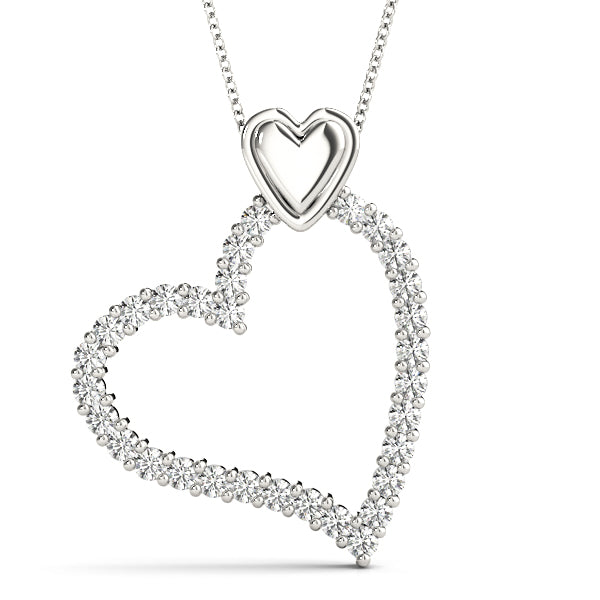 Heart Diamond Pendant · 0.47 ct tw