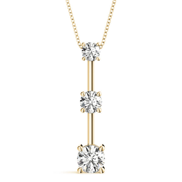 Three-Stone Diamond Pendant · 2.00 ct tw