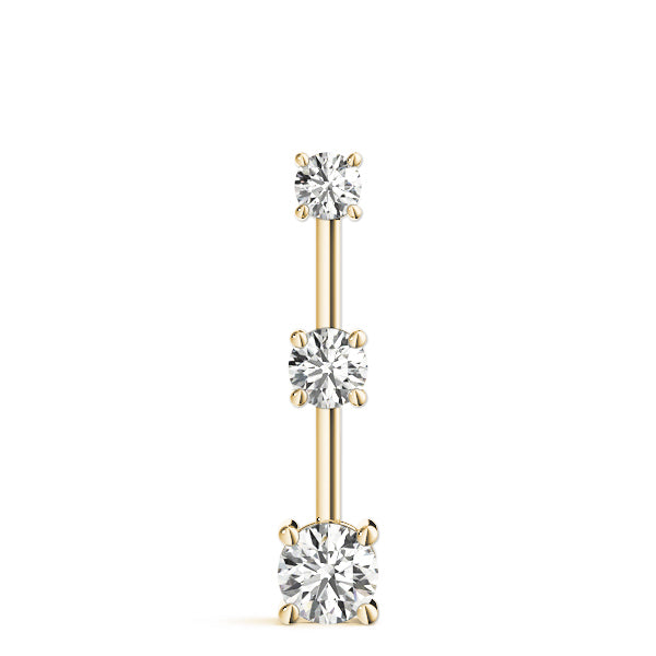 Three-Stone Diamond Pendant · 0.26 ct tw