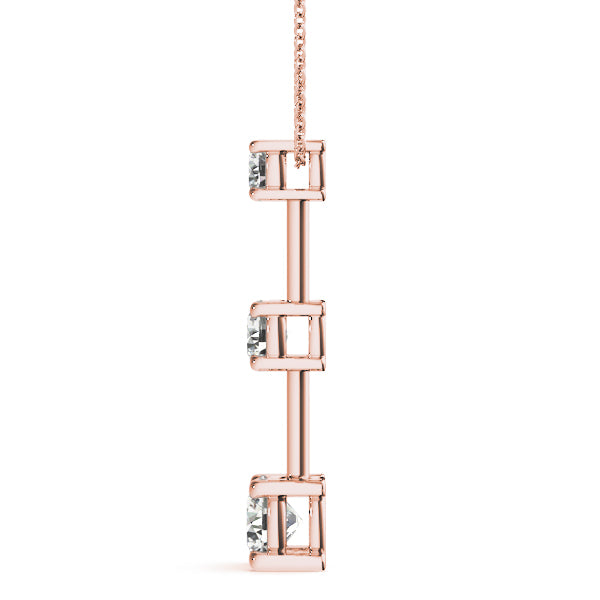 Three-Stone Diamond Pendant · 1.00 ct tw