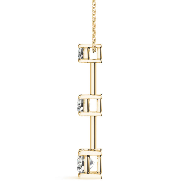 Three-Stone Diamond Pendant · 0.31 ct tw