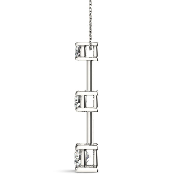 Three-Stone Diamond Pendant · 0.31 ct tw