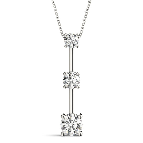 Three-Stone Diamond Pendant · 2.00 ct tw