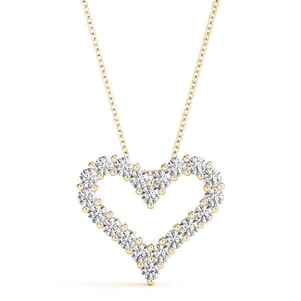 Heart Diamond Pendant · 1.00 ct tw