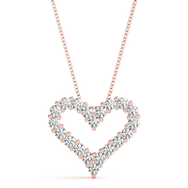 Heart Diamond Pendant · 0.50 ct tw