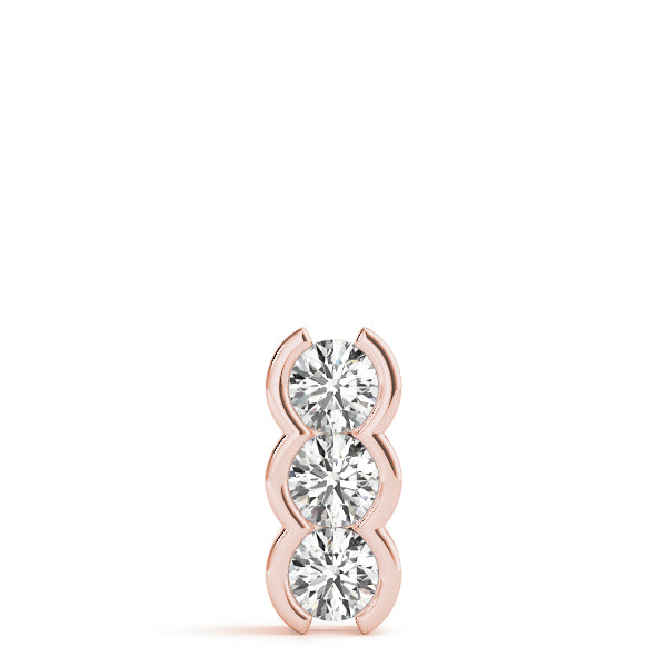 Three-Stone Diamond Pendant · 0.51 ct tw