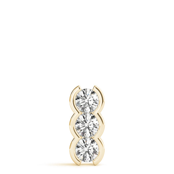 Three-Stone Diamond Pendant · 0.51 ct tw