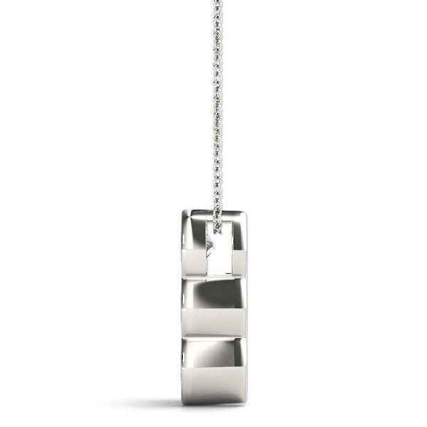 Three-Stone Diamond Pendant · 0.99 ct tw