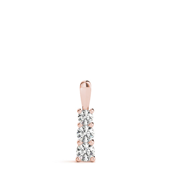 Three-Stone Diamond Pendant · 0.35 ct tw