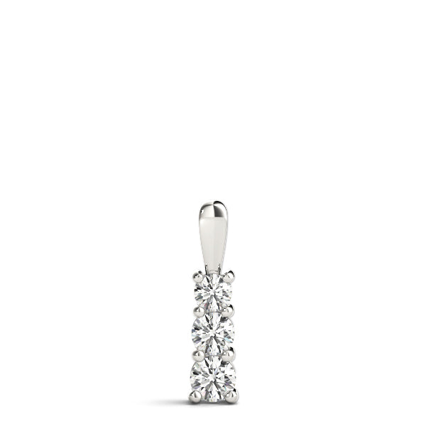 Three-Stone Diamond Pendant · 0.35 ct tw