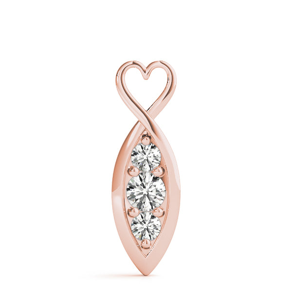 Three-Stone Diamond Pendant · 0.45 ct tw