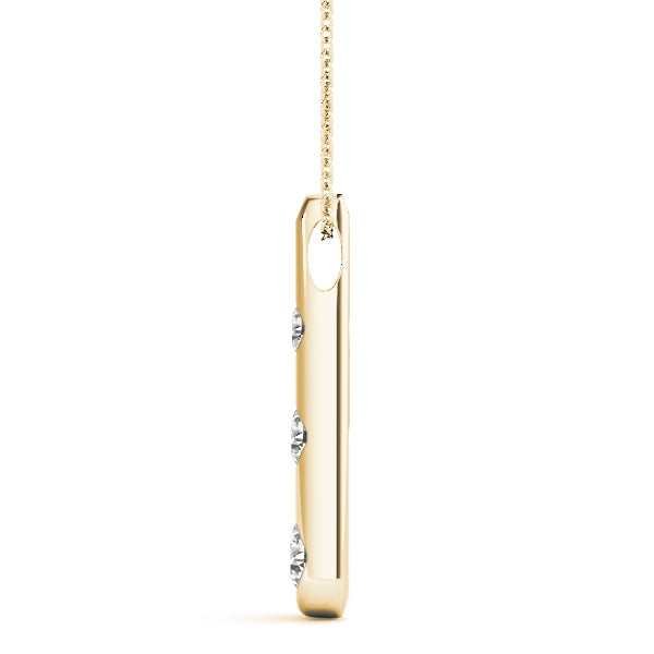 Three-Stone Diamond Pendant · 0.50 ct tw