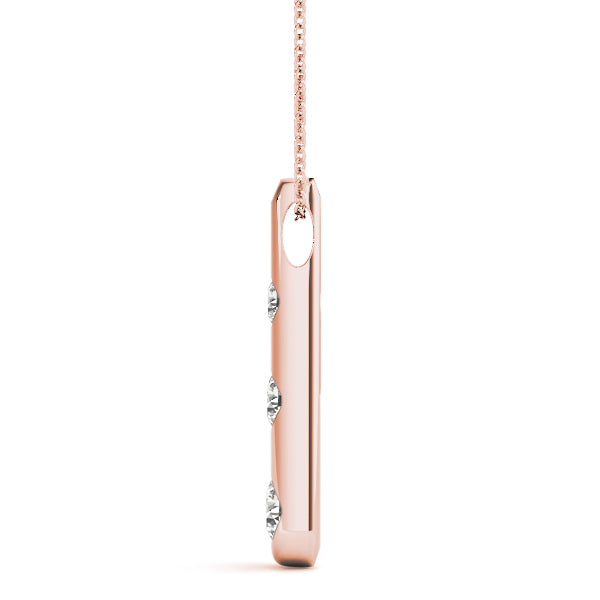 Three-Stone Diamond Pendant · 0.50 ct tw