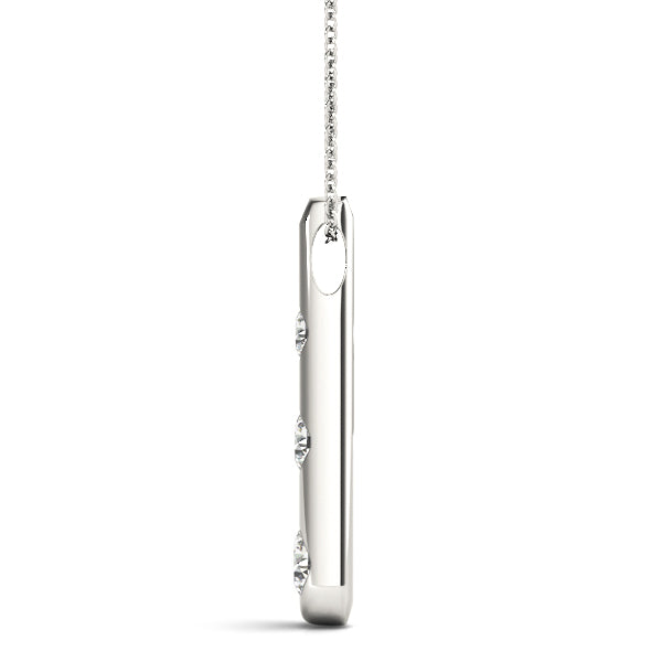 Three-Stone Diamond Pendant · 0.50 ct tw